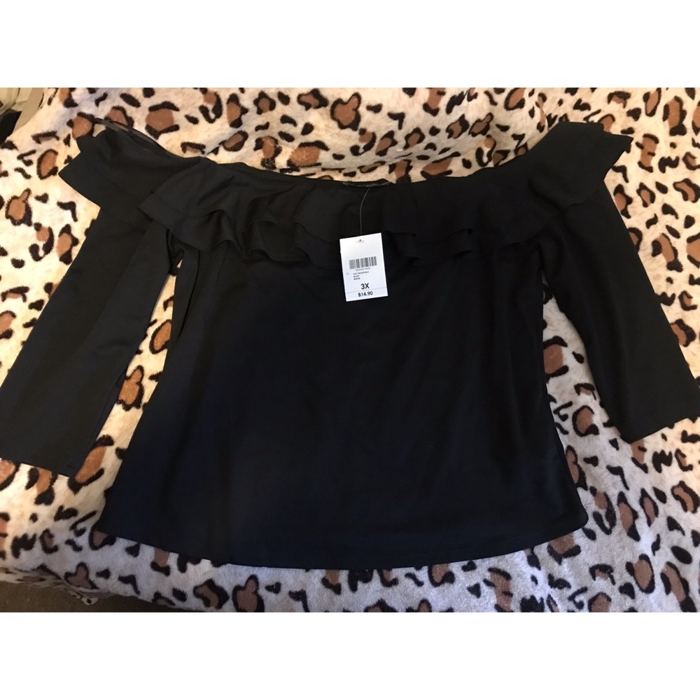 Black off the shoulder